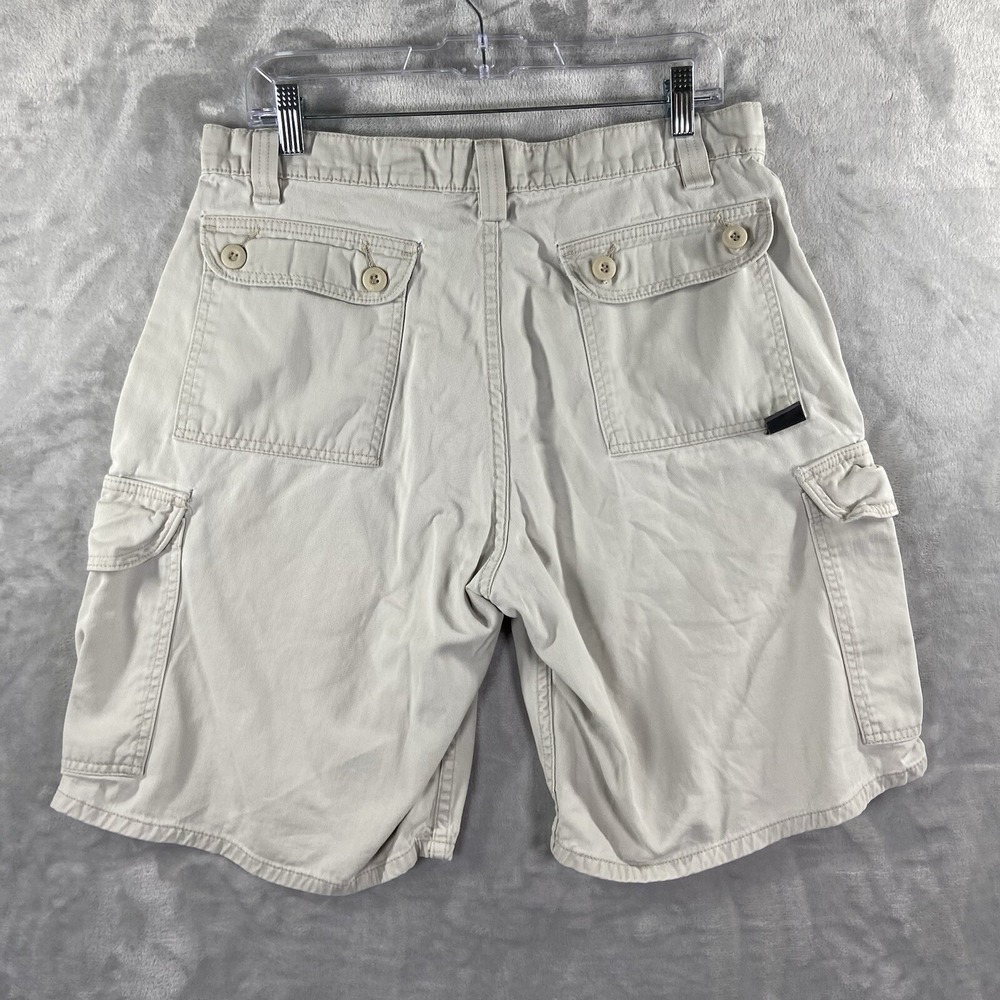 Vintage Levi's Silvertab Cargo Shorts men's 32 Baggy Khakis 10" Inseam 90s Y2K - Picture 12 of 12